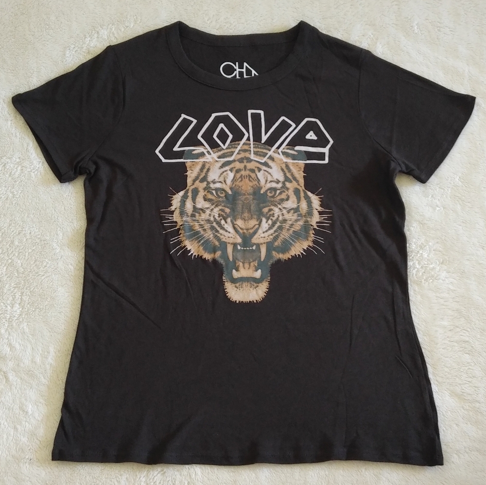 Chaser Love❤️ Tiger Head🐯 Graphic Tee - NWT